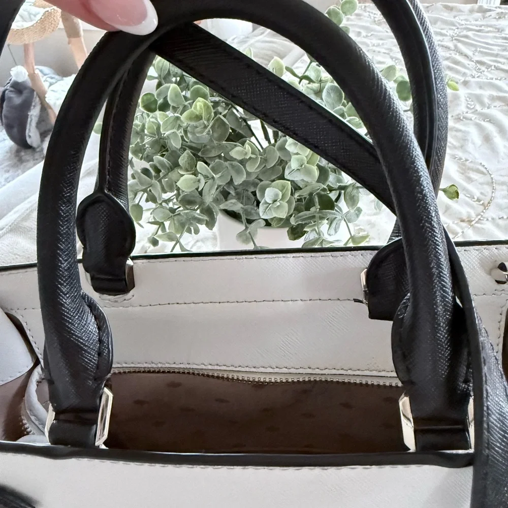 Kate Spade New York | Blush Nude Colorblock Leather Satchel - Picture 10 of 10